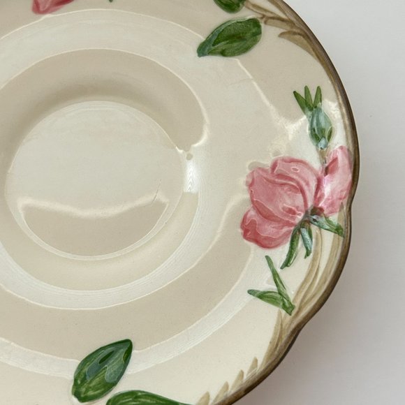 Set of 2 Vintage Franciscan Saucer Desert Rose Made In USA - Picture 8 of 8